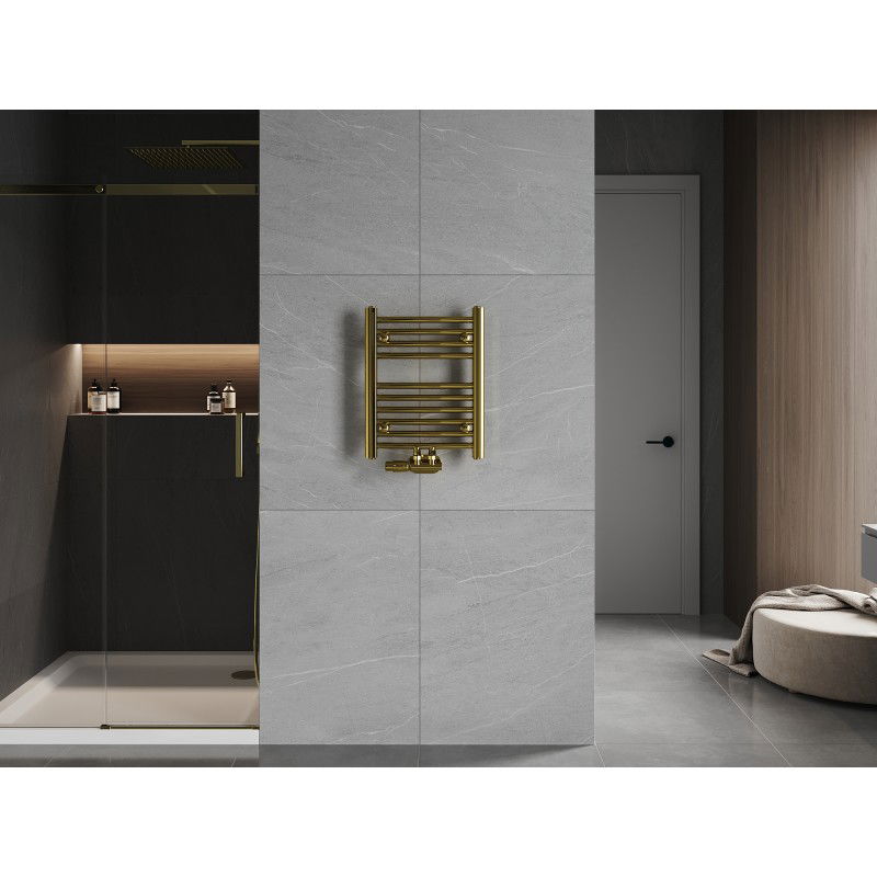 Mexen Ares fürdőszobai radiátor 500 x 400 mm, 142 W, arany - W102-0500-400-00-50