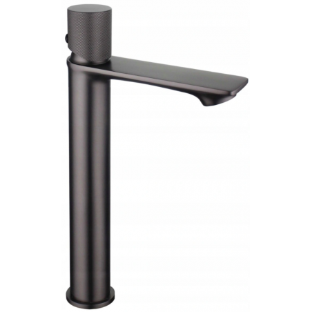 Mexen Royo One baterie înaltă de chiuvetă, gri închis periat - 72211-66