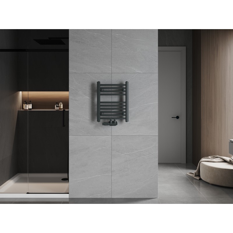 Mexen Ares törölközőszárító radiátor 500 x 400 mm, 179 W, antracit - W102-0500-400-00-66