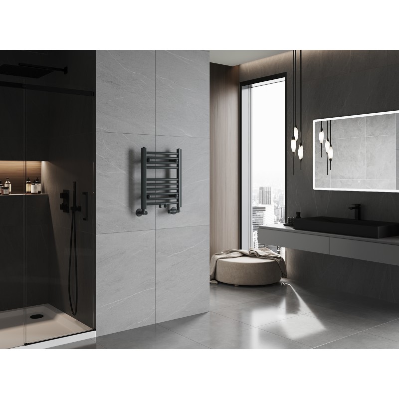 Mexen Ares törölközőszárító radiátor 500 x 400 mm, 179 W, antracit - W102-0500-400-00-66