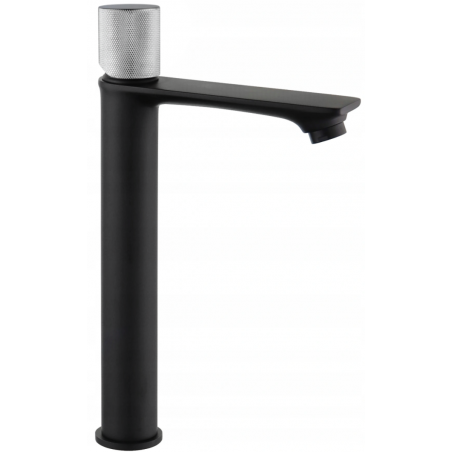Mexen Royo One baterie de lavoar înaltă, crom/negru - 72211-77
