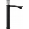 Mexen Royo One baterie de lavoar înaltă, crom/negru - 72211-77