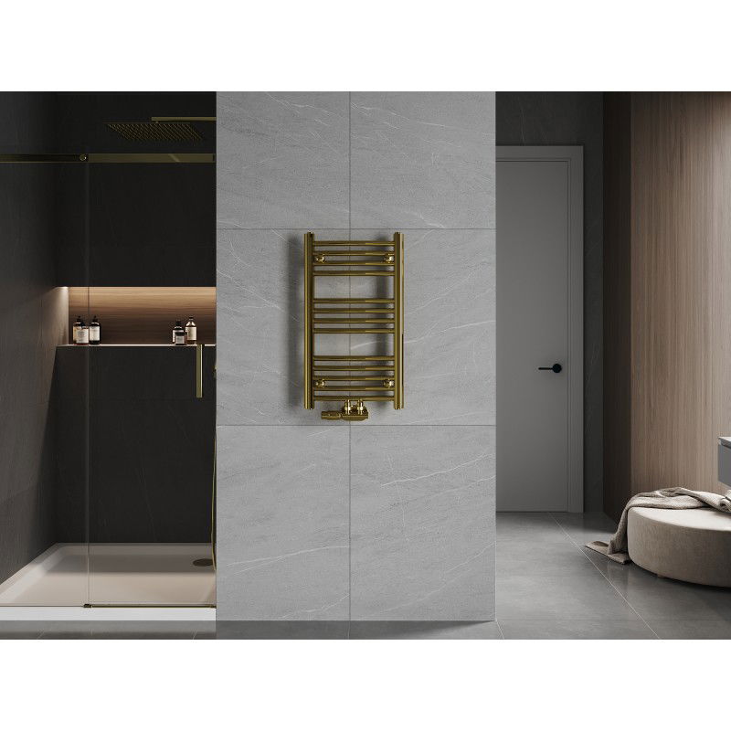 Mexen Ares fürdőszobai radiátor 700 x 400 mm, 189 W, arany - W102-0700-400-00-50