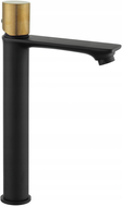 Mexen Royo One magas, fekete/arany mosdó csaptelep - 72211-75