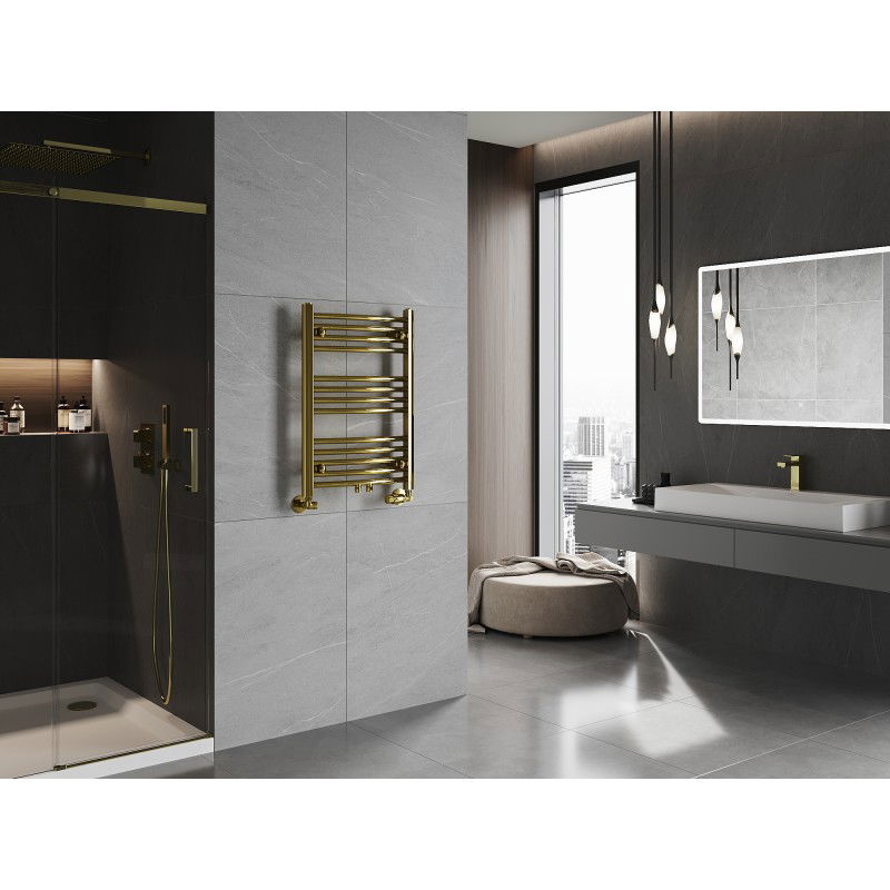 Mexen Ares fürdőszobai radiátor 700 x 500 mm, 226 W, arany - W102-0700-500-00-50