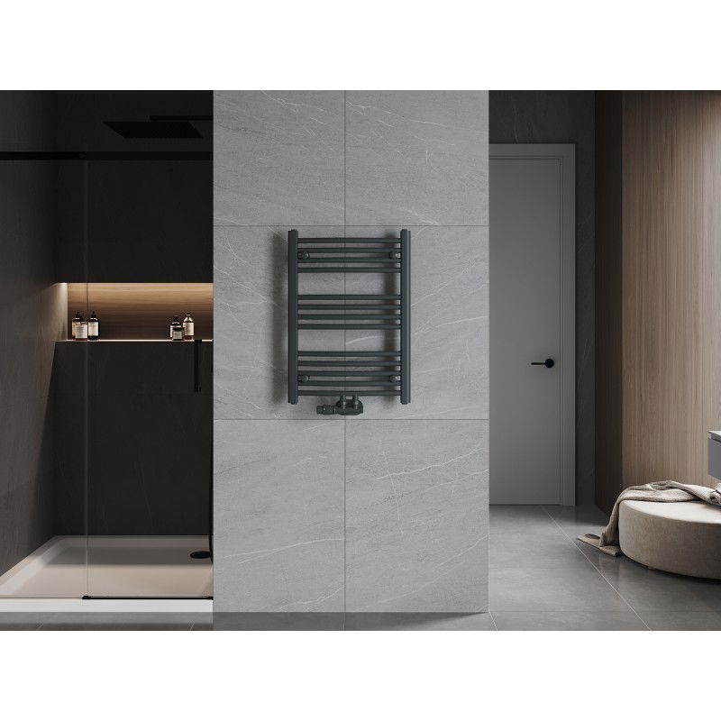 Mexen Ares fürdőszobai radiátor 700 x 500 mm, 286 W, antracit - W102-0700-500-00-66