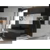 Mexen Ares fürdőszobai radiátor 700 x 500 mm, 286 W, antracit - W102-0700-500-00-66