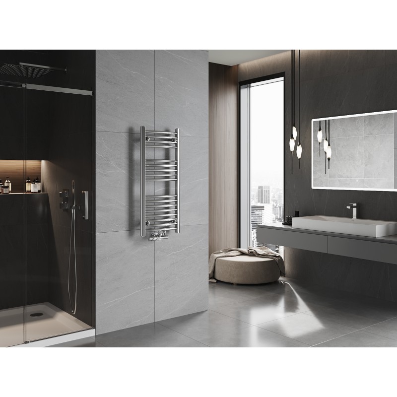 Mexen Ares radiator baie 900 x 400 mm, 246 W, crom - W102-0900-400-00-01