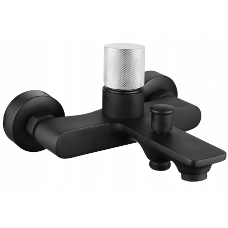 Mexen Royo One baterie de baie, negru/crom - 72230-77