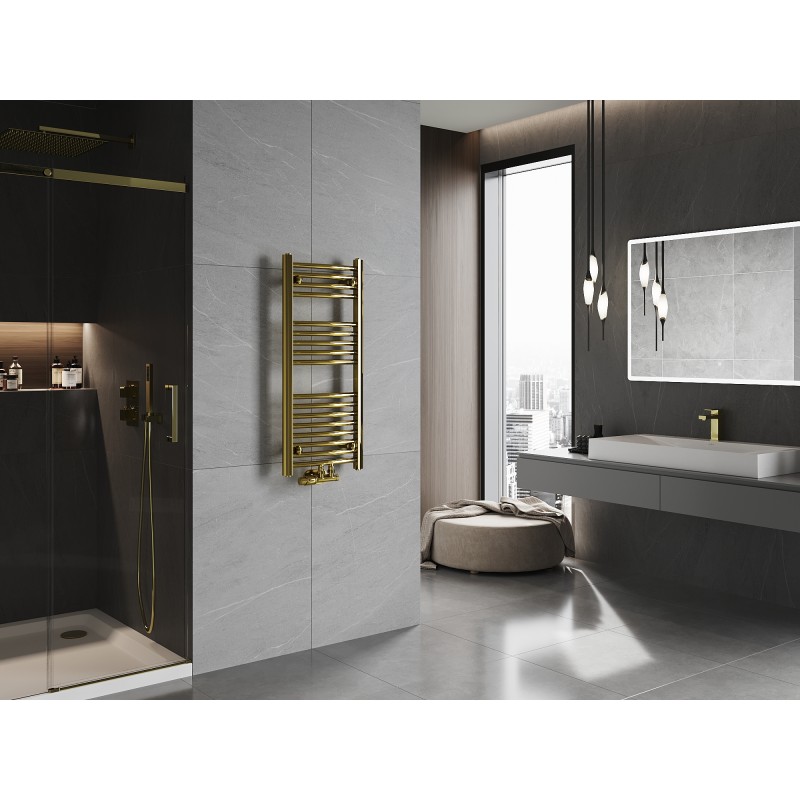 Mexen Ares radiator de baie 900 x 400 mm, 246 W, auriu - W102-0900-400-00-50