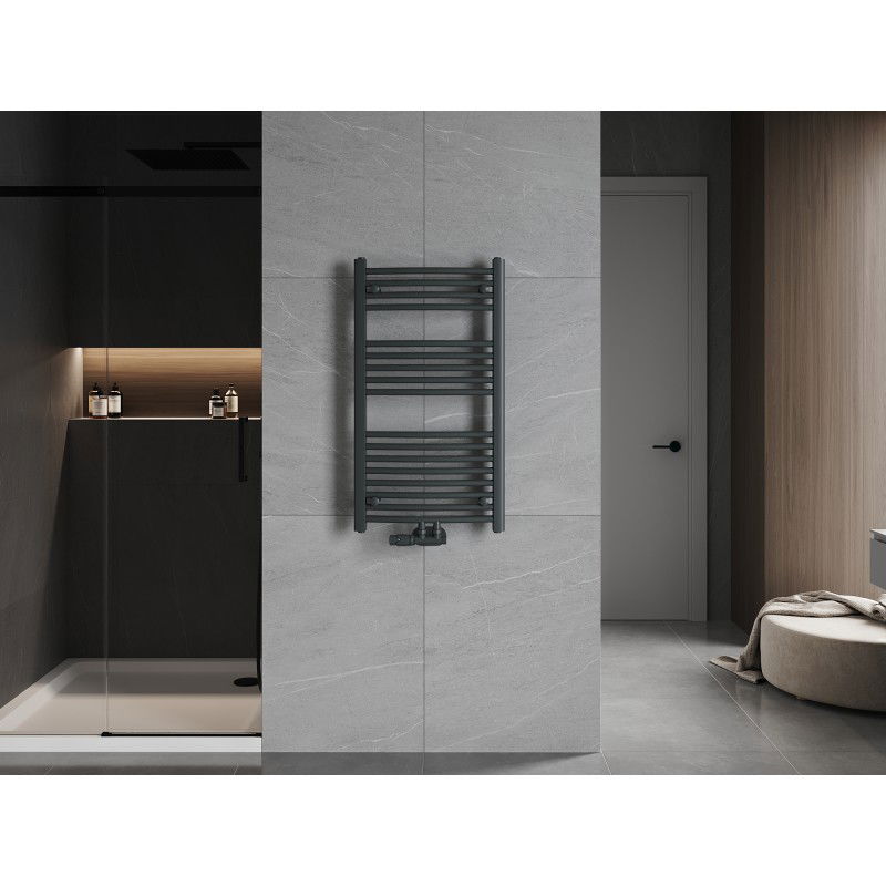 Mexen Ares fürdőszobai radiátor 900 x 500 mm, 372 W, antracit - W102-0900-500-00-66