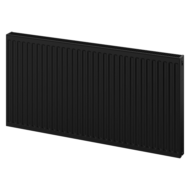 Mexen C21 radiátor 400 x 1600 mm, oldalsó csatlakozás, 1482 W, fekete - W421-040-160-70