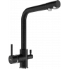 Mexen Duero baterie de bucătărie, neagră cu pete-671600-76