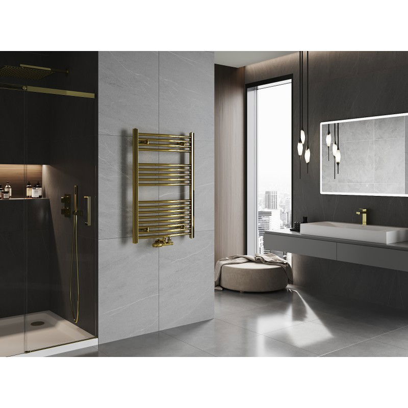 Mexen Ares fürdőszobai radiátor 900 x 600 mm, 342 W, arany - W102-0900-600-00-50