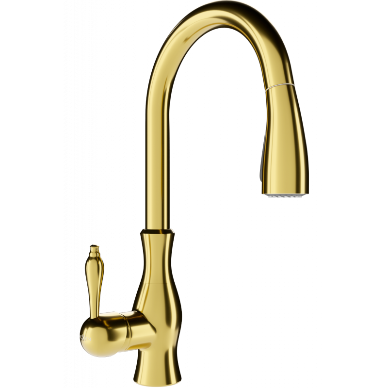 Mexen Savita baterie bucătărie, auriu - 672601-50