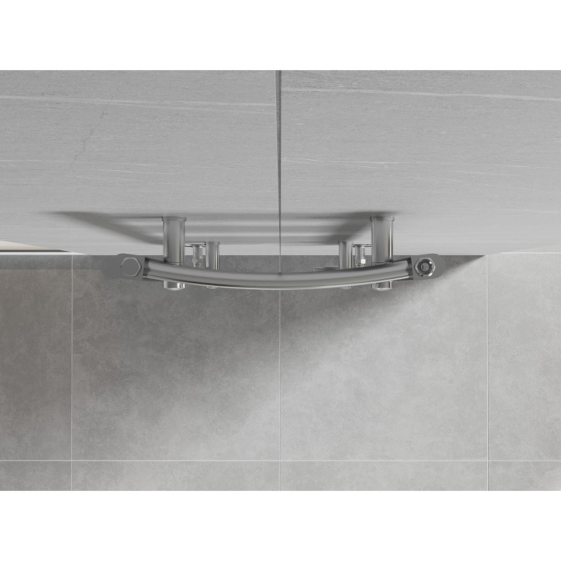 Mexen Ares fürdőszobai radiátor 1200 x 400 mm, 349 W, króm - W102-1200-400-00-01