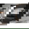 Mexen Ares fürdőszobai radiátor 1200 x 400 mm, 442 W, antracit - W102-1200-400-00-66