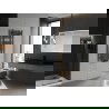 Mexen Ares fürdőszobai radiátor 1200 x 400 mm, 442 W, antracit - W102-1200-400-00-66