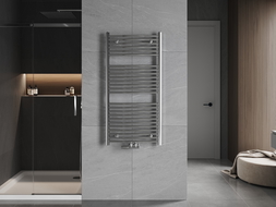 Mexen Ares fürdőszobai radiátor 1200 x 600 mm, 490 W, króm - W102-1200-600-00-01
