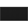 Mexen C21 900 x 400 mm-es lapradiátor, oldalsó csatlakozású, 710 W, fekete - W421-090-040-70