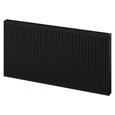 Mexen C21 900 x 400 mm-es lapradiátor, oldalsó csatlakozású, 710 W, fekete - W421-090-040-70