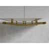 Mexen Ares Fürdőszobai radiátor 1200 x 600 mm, 490 W, arany színű - W102-1200-600-00-50