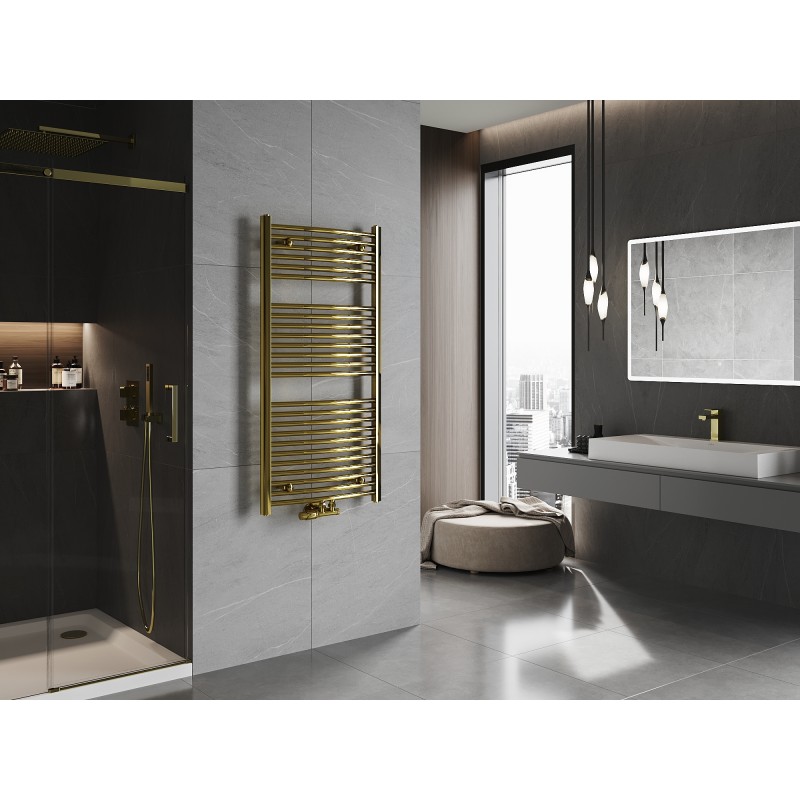 Mexen Ares radiator de baie 1200 x 600 mm, 490 W, auriu - W102-1200-600-00-50