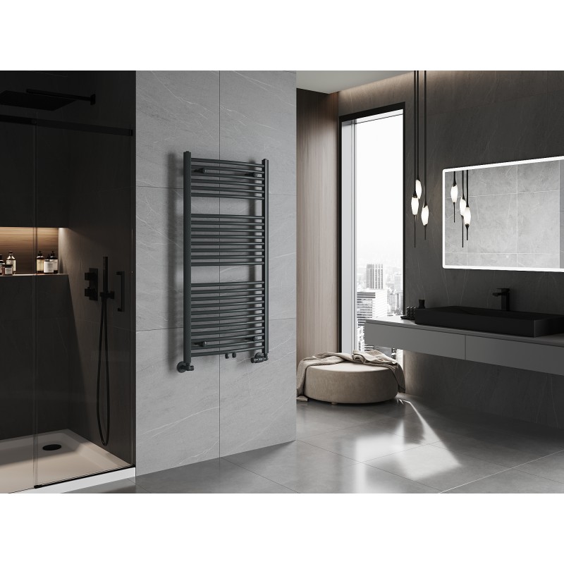 Mexen Ares radiator de baie 1200 x 600 mm, 620 W, antracit - W102-1200-600-00-66