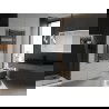 Mexen Ares fürdőszobai radiátor 1200 x 600 mm, 620 W, antracit - W102-1200-600-00-66