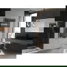 Mexen Ares fürdőszobai radiátor 1200 x 600 mm, 620 W, antracit - W102-1200-600-00-66
