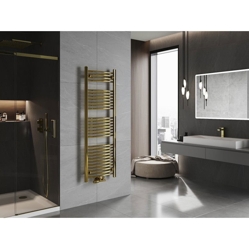 Mexen Ares fürdőszobai radiátor 1500 x 500 mm, 498 W, arany - W102-1500-500-00-50