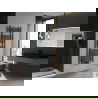 Mexen Ares törölközőszárítós radiátor 1500 x 500 mm, 630 W, antracit - W102-1500-500-00-66