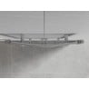 Mexen Ares grădinar lăzernic 1500 x 600 mm, 579 W, crom - W102-1500-600-00-01