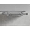 Mexen Ares grădinar lăzernic 1500 x 600 mm, 579 W, crom - W102-1500-600-00-01