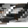 Mexen Ares fürdőszobai radiátor 1500 x 600 mm, 733 W, antracit - W102-1500-600-00-66