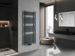 Mexen Ares radiator baie 1500 x 600 mm, 733 W, antracit - W102-1500-600-00-66