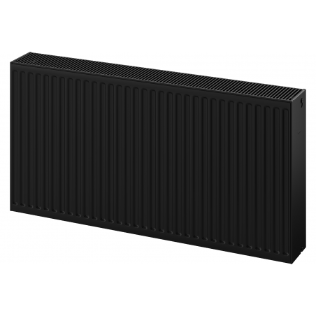 Radiator plat, Mexen C33 400 x 1500 mm, conectare laterală, 2533 W, negru - W433-040-150-70