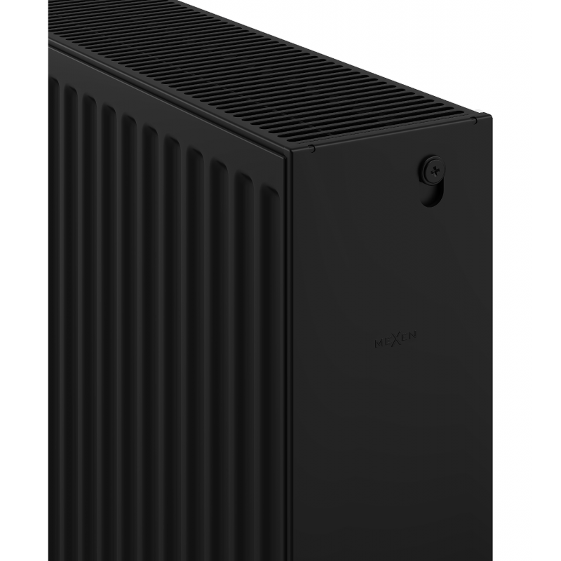 Mexen C33 radiator de tip plăcă 600 x 900 mm, racordare laterală, 2101 W, negru - W433-060-090-70