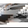 Radiator plat cu trei panouri Mexen C33 600 x 1000 mm, alimentare laterală, 2335 W, negru - W433-060-100-70