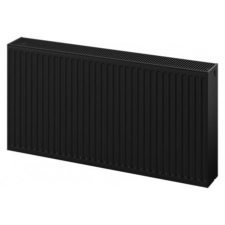 Radiator plat cu trei panouri Mexen C33 600 x 1000 mm, alimentare laterală, 2335 W, negru - W433-060-100-70
