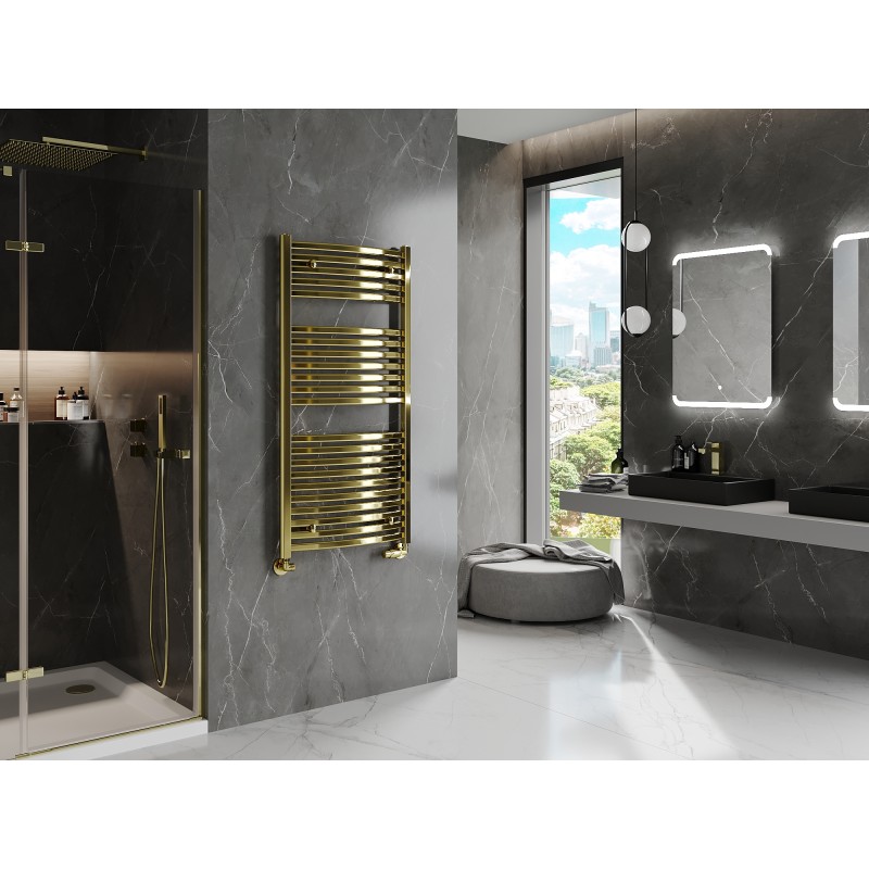 Mexen Helios radiator pentru baie 1200 x 600 mm, 521 W, auriu - W103-1200-600-00-50