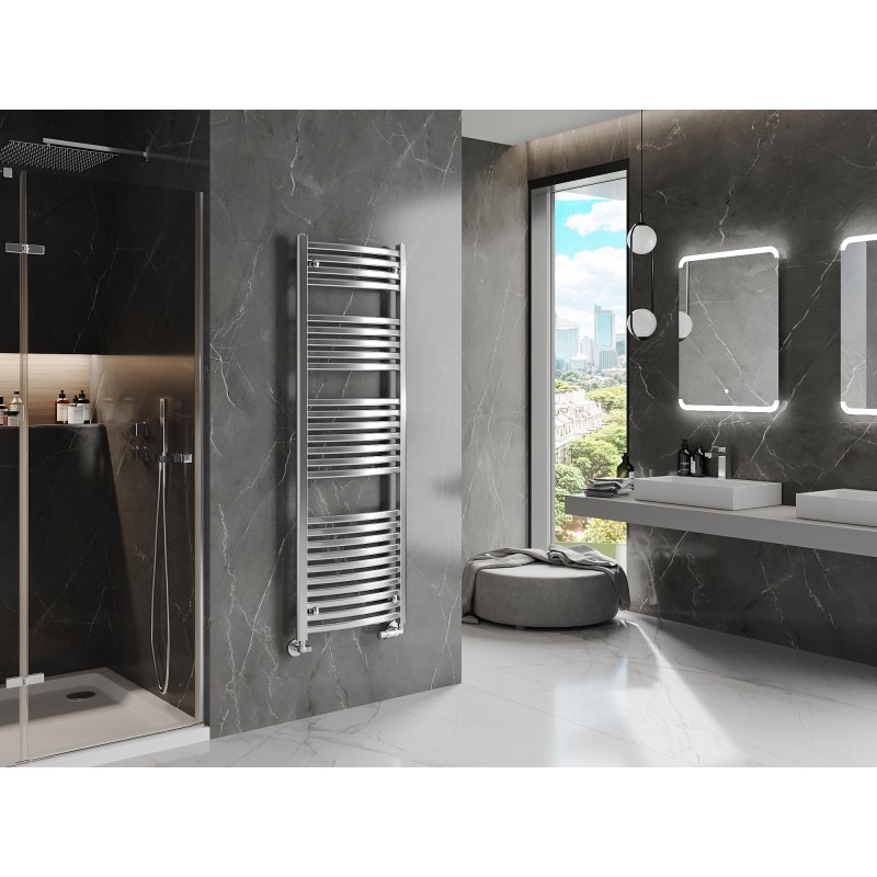 Mexen Helios radiator baie 1500 x 500 mm, 534 W, crom - W103-1500-500-00-01