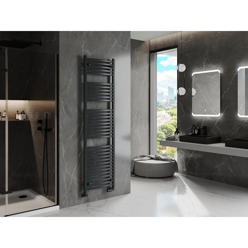 Mexen Helios calorifer baie 1800 x 500 mm, 844 W, antracit - W103-1800-500-00-66