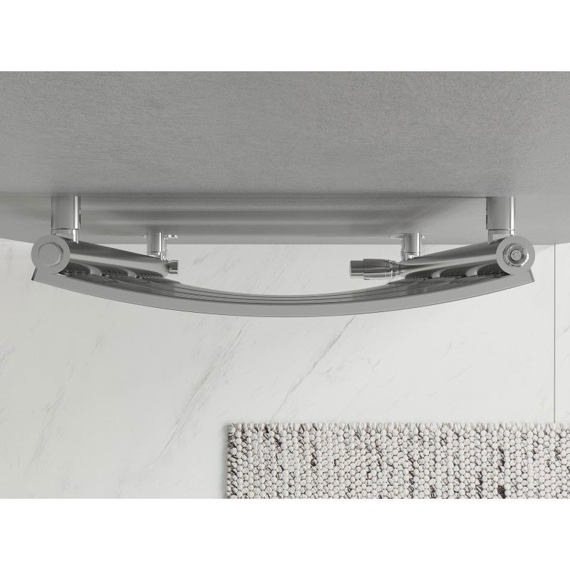 Mexen Bachus radiator baie 1600 x 500 mm, 679 W, crom- W109-1600-500-00-01