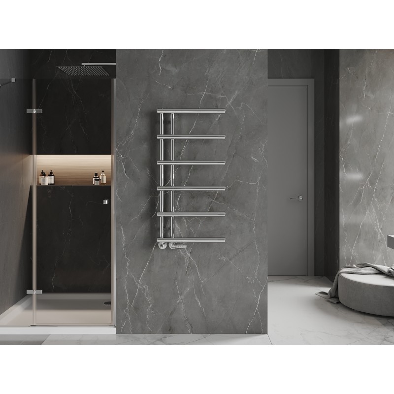 Mexen Jukon radiator de baie decorativ 988 x 500 mm, 246 W, crom - W116-0988-500-00-01