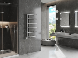 Mexen Jukon dekoratív fürdőszobai radiátor 988 x 500 mm, 246 W, króm - W116-0988-500-00-01