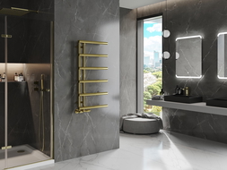 Mexen Jukon radiator de baie decorativ 988 x 500 mm, 246 W, auriu - W116-0988-500-00-50