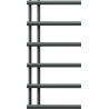 Mexen Jukon fürdőszobai radiátor 988 x 500 mm, 461 W, antracit - W116-0988-500-00-66