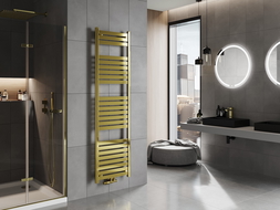 Mexen Uran fürdőszobai radiátor 1800 x 500 mm, 633 W, arany - W105-1800-500-00-50