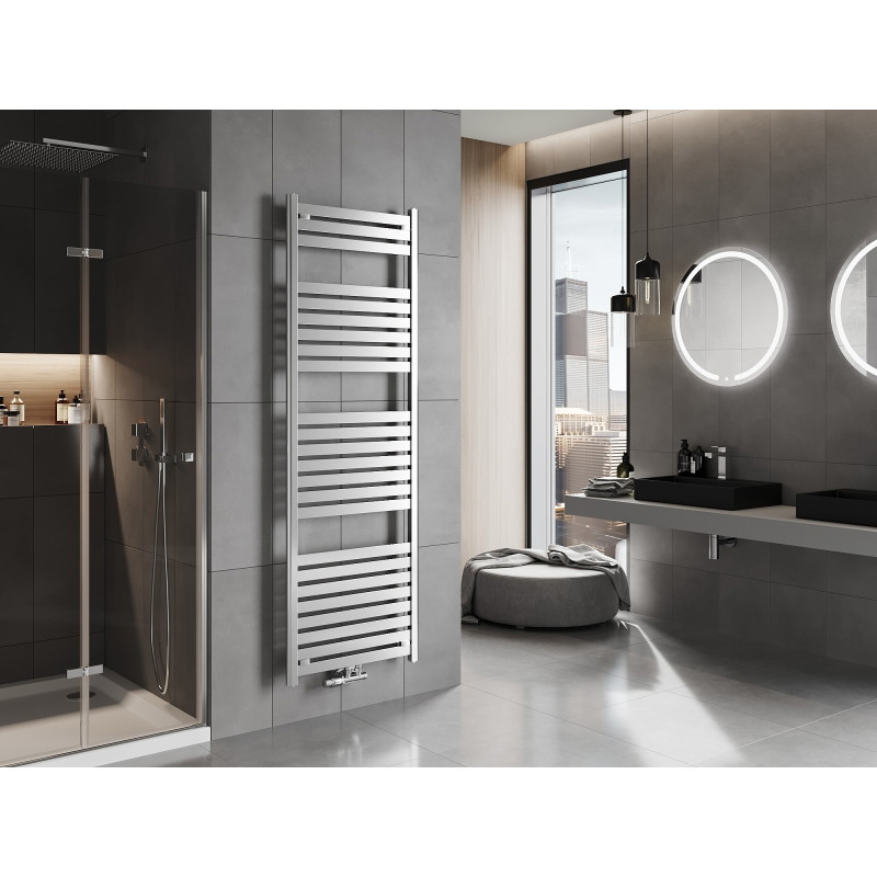 Mexen Uran fürdőszobai radiátor 1800 x 600 mm, 738 W, króm - W105-1800-600-00-01